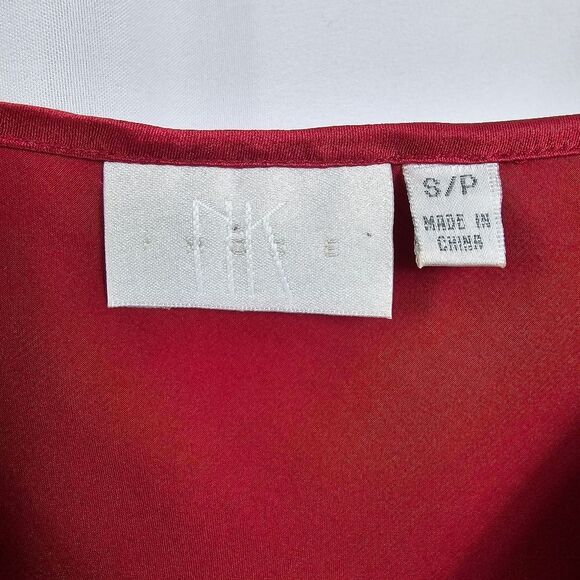 NK IMODE Dylan Urban Silk Chemise in Red - Size S - Picture 2 of 10